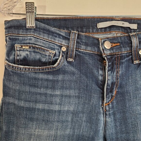 Joe's Jeans Rocker Ryder Dark Indigo Wash Boot cut Denim Jeans Mid Rise 32x34 - Picture 3 of 11